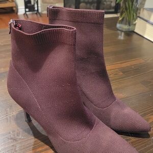 Calvin Klein Heeled Boots - Plum